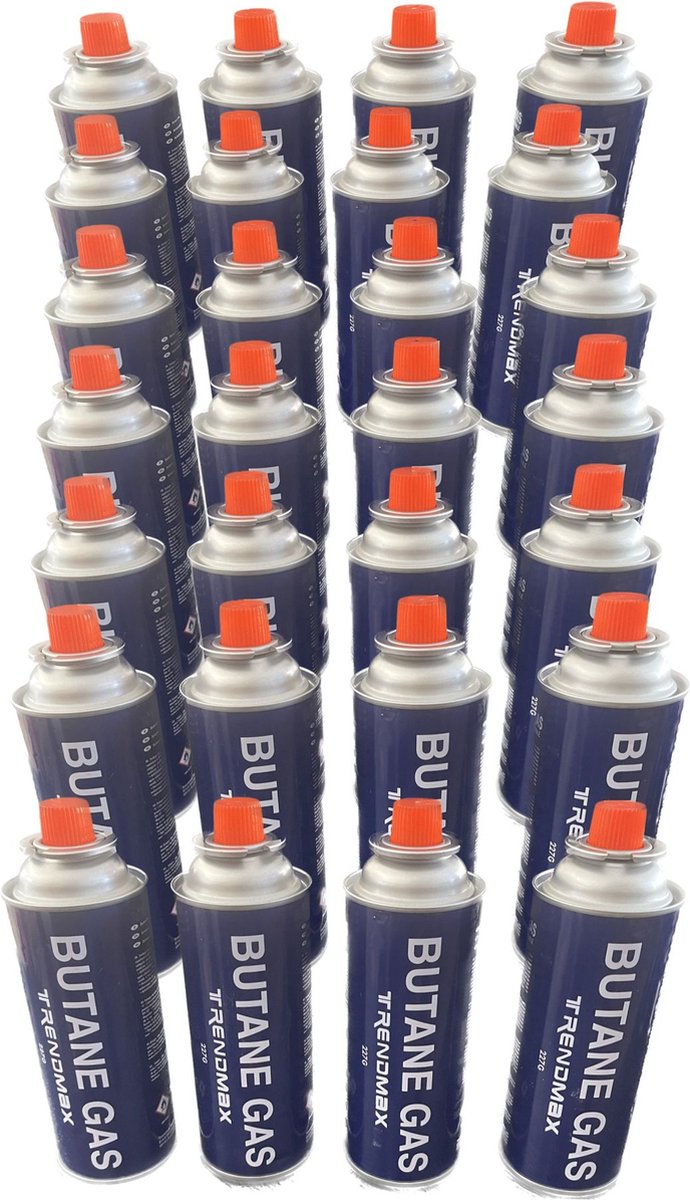 Butaan gasbussen - Butaan gasflessen - 28 stuks a 227 gram - Langdurig - Gasbus navulling - Trendmax