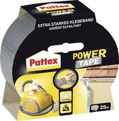 Ruban adhésif toilé Pattex Power Tape Pattex PT2DS argent (L x l) 25 m x 50 mm caoutchouc 1 pc(s)
