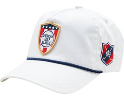 American Needle Lightweight Rope American Golf Classic Cap, Mannen, Wit, Pet, maat: One size