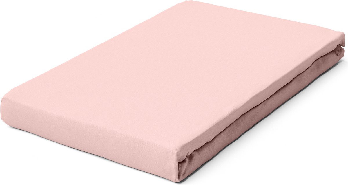 Schlafgut Pure Bio Katoen Jersey Hoeslaken S - 90x190 - 100x220 334 Purple Light