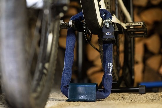 E-Bike fietsslot Squire SS50S/G4 met 1200mm ketting incl. gratis muuranker van Squire — afbeelding 2