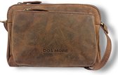 Dos Moré Natura Bruin - Crossbody tas dames - Schoudertas dames crossbody tas - Tassen dames - Dames tassen schoudertas - Dames tas