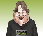 Robert Jensen. Klimaat optimist - Speldje inclusief bio-kaartje