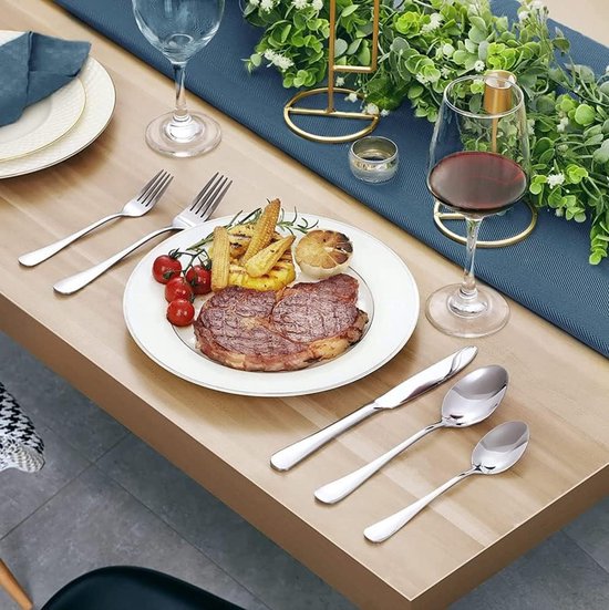 VANRA 4-delige lepels set roestvrij staal kinderen soep lepels set kind zilver bestek set peuter bestek zilverwerk set 5,8 inch (4 lepels