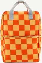 Sticky Lemon Backpack/Boekentas Large Farmhouse - Checkerboard - Pear Jam - Ladybird Red