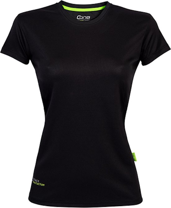 Damessportshirt 'Evolution Tech Tee' met korte mouwen Black - S