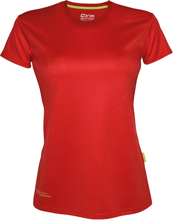 Damessportshirt 'Evolution Tech Tee' met korte mouwen Red - XS