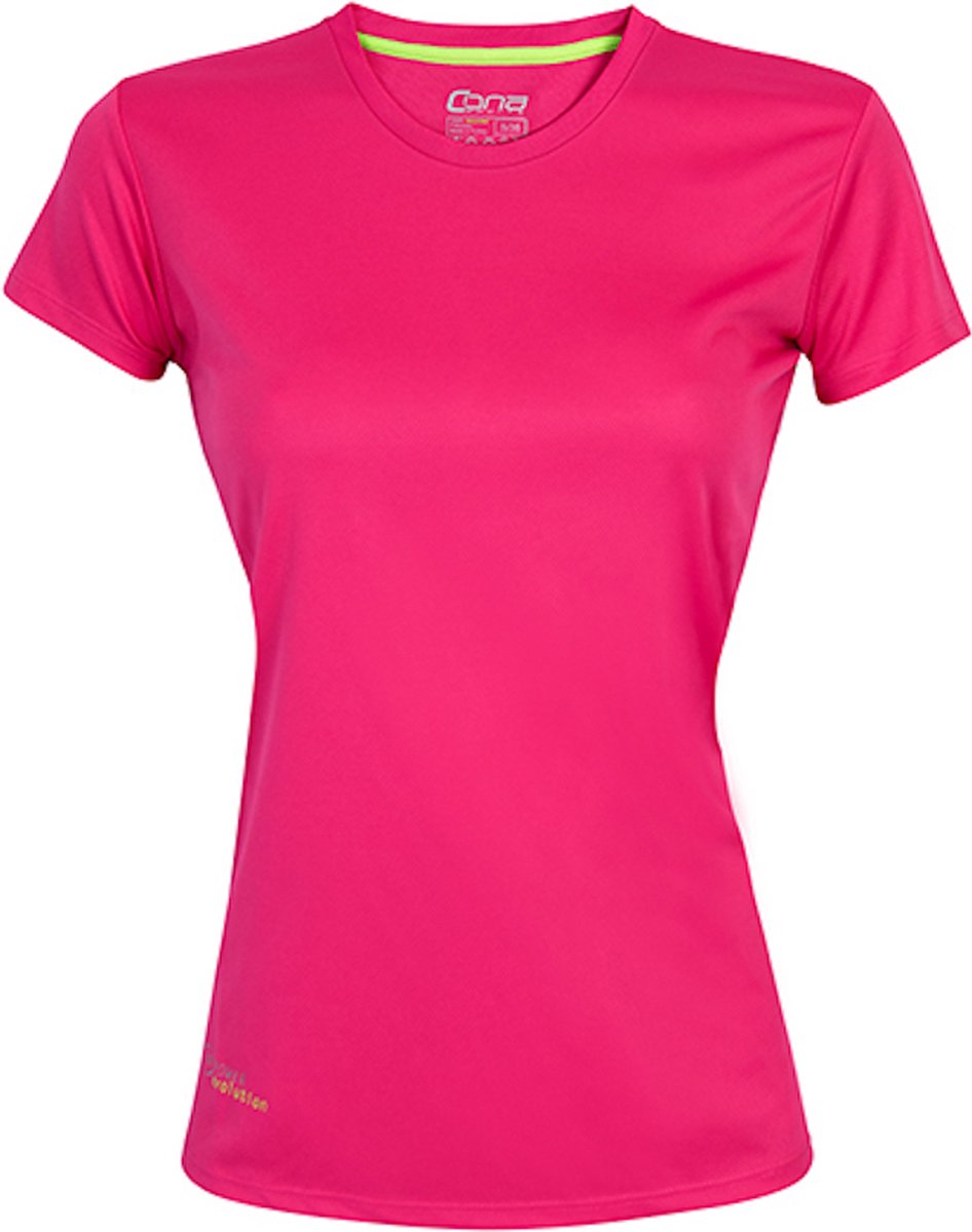Damessportshirt 'Evolution Tech Tee' met korte mouwen Magenta - L
