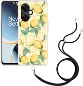 Cazy Hoesje met koord geschikt voor OnePlus Nord CE 3 Lite 5G Lemons