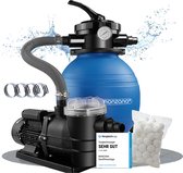 Système de filtre à sable Monzana - Réservoir 9600L/H 25 litres - Billes filtrantes 1000g
