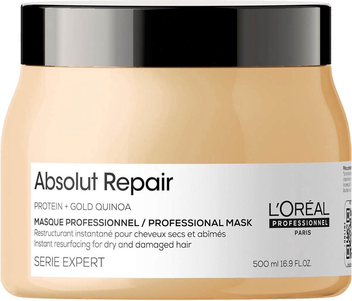 Bol.com Loreal Professionnel - Série Expert Absolut Repair Gold Quinoa + Protein Instant Resurfacing Masque - Maska na vlasy - 5... aanbieding