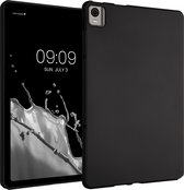kwmobile hoes geschikt voor Nokia T21 Tablet - Siliconenhoes voor tablet in mat zwart - Tablet cover