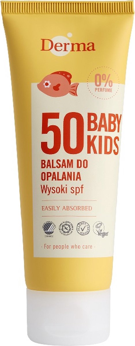 Derma Sun Baby/Kids SPF50 zonnebrandlotion voor kinderen 75ml