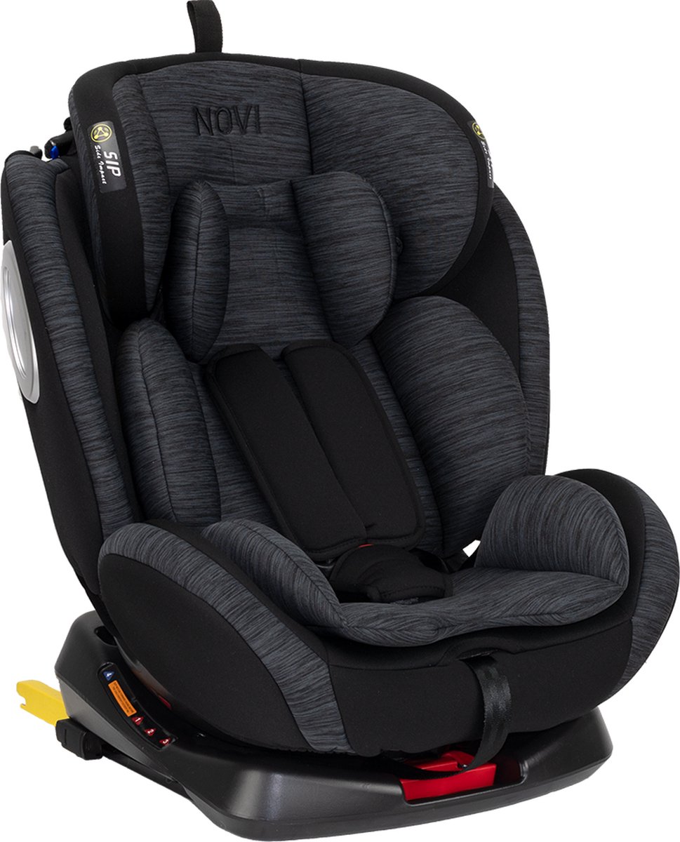 Novi Baby® Goliath Go Autostoel - Groep 0-1-2-3 - Isofix - Draaibaair - Zwart