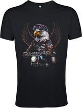 T-Shirt 1-151 zwart The Eagle - Zwart, xxL
