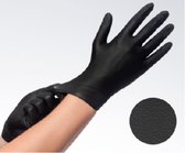 Nitrile handschoenen (100 pcs) zwart -M - PMU - TATTOO