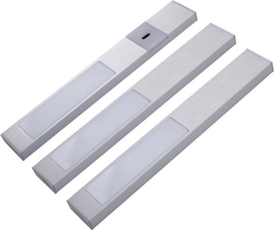 Lightess 4-delige dimbare LED-onderbouwverlichting kastverlichting dimbaar warm wit kastlicht LED-nachtlampje kastverlichting wandlampen traplicht vitrineverlichting voor kasten keuken