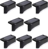 Maclean - Tuinlamp set van 8 stuks - Solar LED lampen ideal voor taras of balkon - IP44, 4000K, Ni-MH 100 mAh