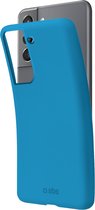 SBS Hoesje geschikt voor Samsung Galaxy S22 Telefoonhoesje Flexibel TPU | SBS Vanity Backcover | Galaxy S22 Case | Back Cover - Blauw
