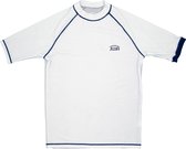 JUJA - UV-Zwemshirt met korte mouwen voor mannen - UPF50+ - Solid - Wit - maat S (46)