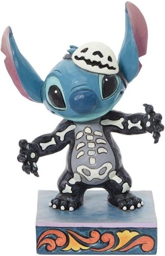 Disney Traditions Stitch Skeleton Figurine