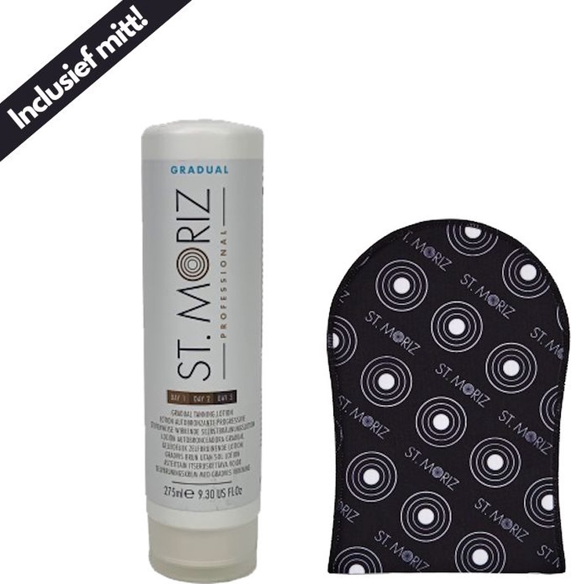 St Moriz - Gradual Tanning Lotion 275 ml + Tanning Mitt