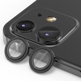 Casemania Camera Lens Glas pour Apple iPhone 12 Mini - Protecteur d'appareil photo en Glas trempé - Zwart