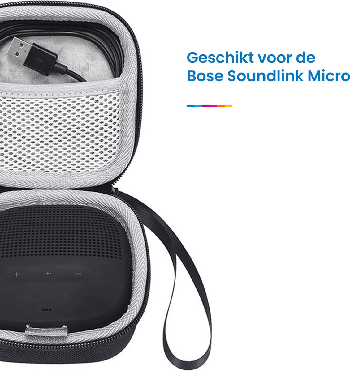Étui rigide YONO adapté pour Bose Soundlink Micro - Étui de