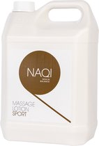 NAQI® Massage lotion Sport 5l - hypoallergeen - olierijk - langdurige (sport) massages - huidverzorgend - waterafwasbaar