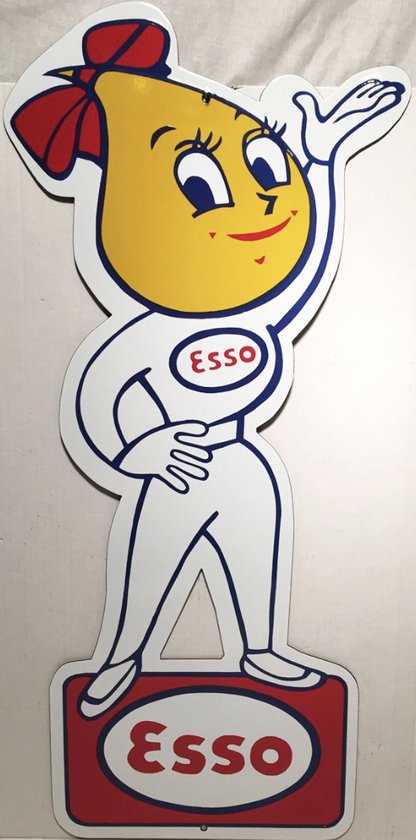 Statue publicitaire en résine de la célèbre marque ESSO 50 cm