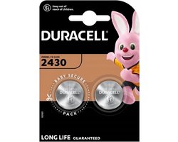 Duracell CR2430 Lithium Knoopcel Batterij 2 Stuks
