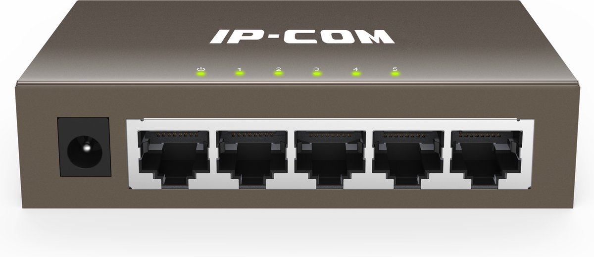 IP-COM Networks G1005 netwerk-switch Unmanaged L2 Gigabit Ethernet (10/100/1000) Brons