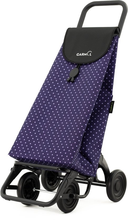 Foto: Garmol boodschappentrolley g5 lunares violeta 4 wielen