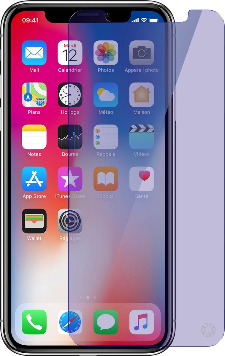 Force Case, Screenprotector geschikt voor iPhone X / XS / 11 Pro - Anti-Blue Light, Transparant