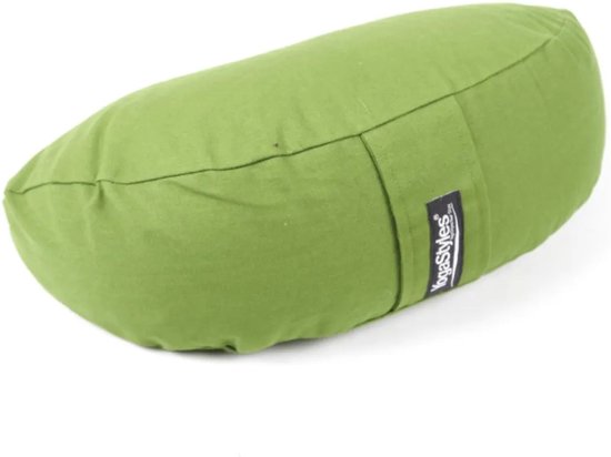 YogaStyles Meditatiekussen Organic Moon Olijfgroen van YogaStyles — afbeelding 2
