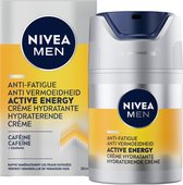 NIVEA MEN Active Energy Gezichtscrème - Dagcrème Normale huid - Moisturizer - Crème Gezicht - Met cafeïne en vitamine+ complex - 50 ml