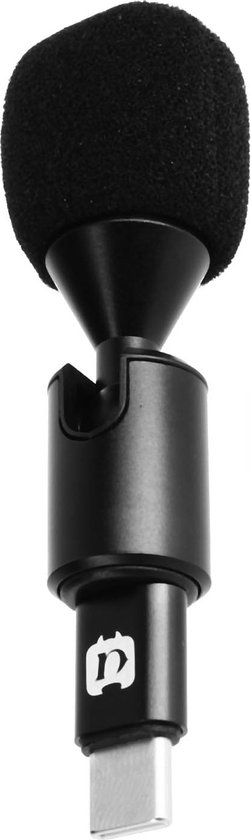 Microphone Lavalier USB-C Omnidirectionnel Smartphone Paravent Puluz Zwart  | bol