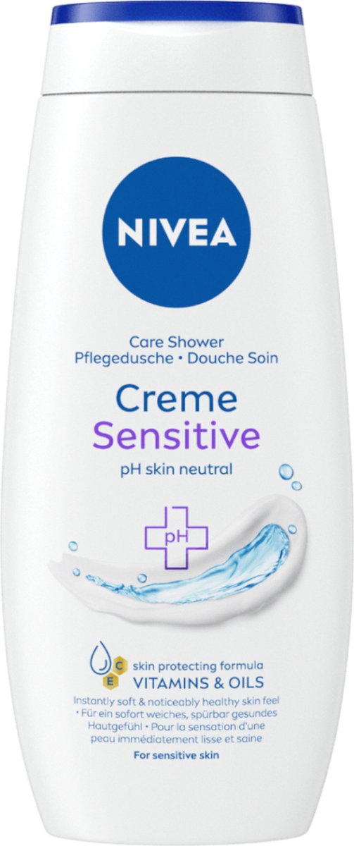Goedkoopste Nivea douchegel 250ml Creme Sensitive