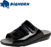 Bighorn 3001 Zwart Lak Slippers Dames