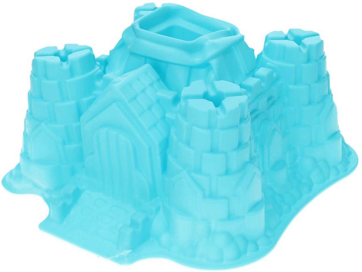 Sorbo Siliconen Bakvorm Kasteel Blauw