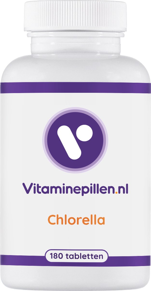 Goedkoopste Vitaminepillen.nl | Chlorella - Spirulina | Tabletten | 180 stuks | Gratis verzending | Een groene micro-alg - rijk aan mineralen, antioxidanten en vitaminen