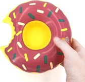 CHPN - "Porte-gobelet Donut gonflable - Porte-gobelet - Opblaasbaar - Porte-gobelet - Accessoire de fête - Donut