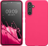 kwmobile telefoonhoesje geschikt voor Samsung Galaxy A54 5G - Hoesje voor smartphone - Back cover in neon roze