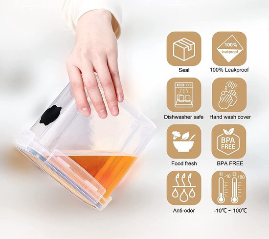 30,5 Cm Ronde Taartdrager Met 2 Vakken - Luchtdichte Pizzadoos Voor Opslag, BPA-vrij, Met Handvatten