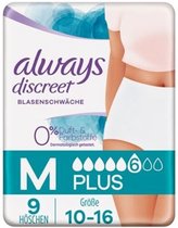 Always Discreet Pants - Plus M - 0% Geur- & Kleurstoffen - 9 Stuks - Broekjes