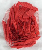 Stelblokjes - Glasblokjes - Kunststof - 100 blokjes 24 mm x 3 mm x 100 mm - Stelwig - Beglazingsblokjes - Vulblokjes - Stelwiggen - Wig