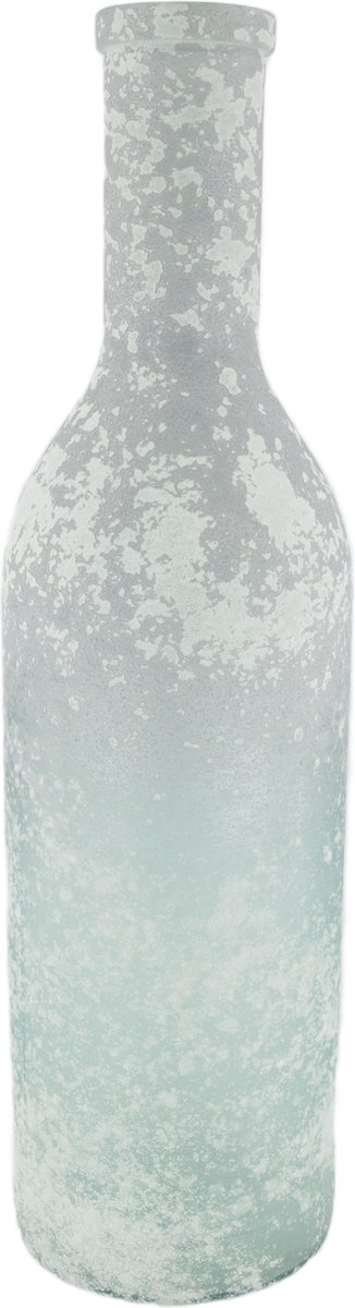 Dijk Natural Collections DKNC - Fles recycled glas - 14x14x50 cm - Zilver