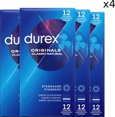 Durex Préservatifsf Classic Natural 12pcs x4