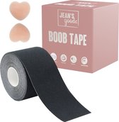 Jean's goods Boob Tape - Boobtape - BH tape - Fashion tape - Inclusief herbruikbare tepelplakkers - Nipple covers - Borst tape - Plak BH - Zwart