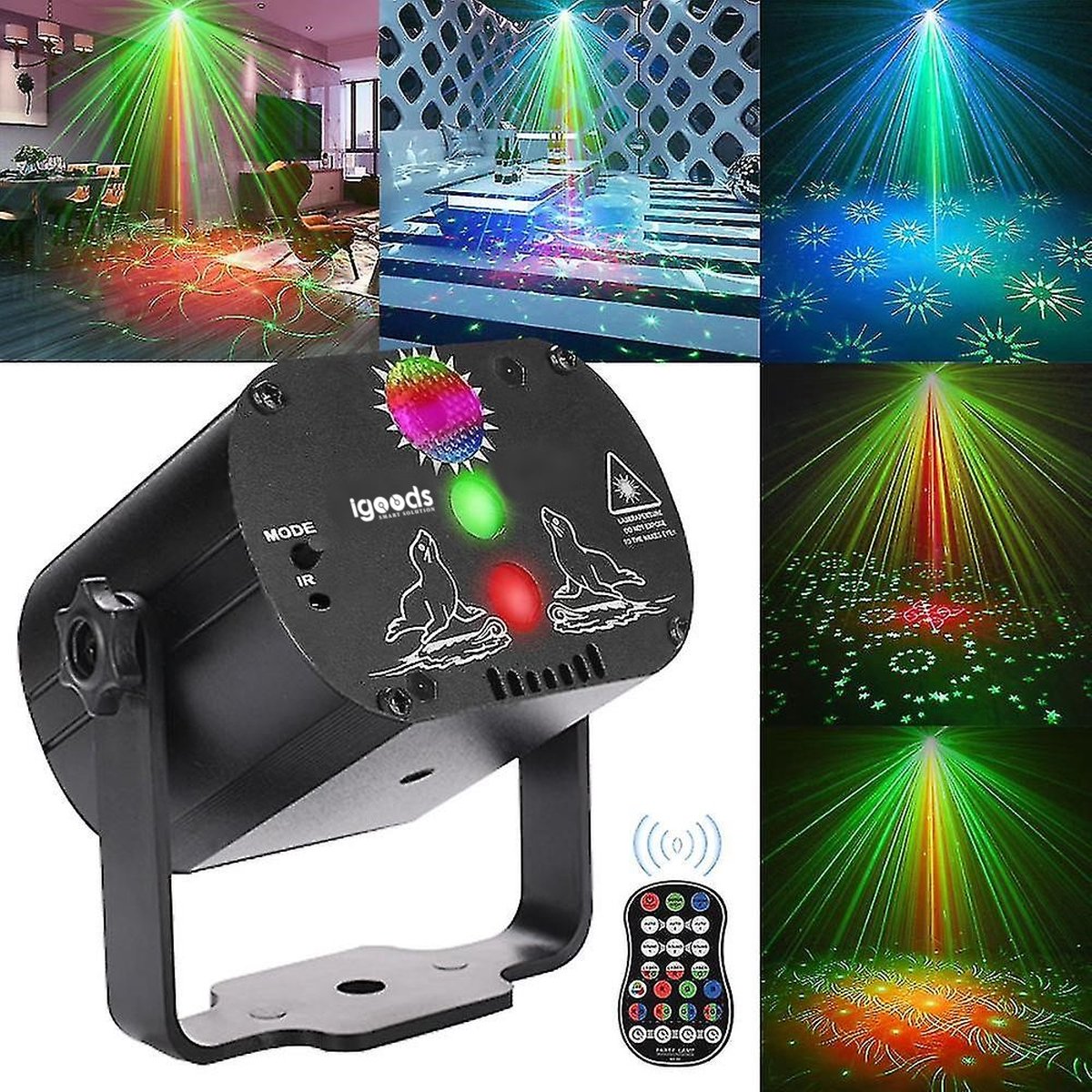 Chéroy Party Laser Light - Deluxe - Lampe disco - Effet lumineux